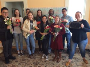 Volunteers for Friendship & Flowers, April 2017